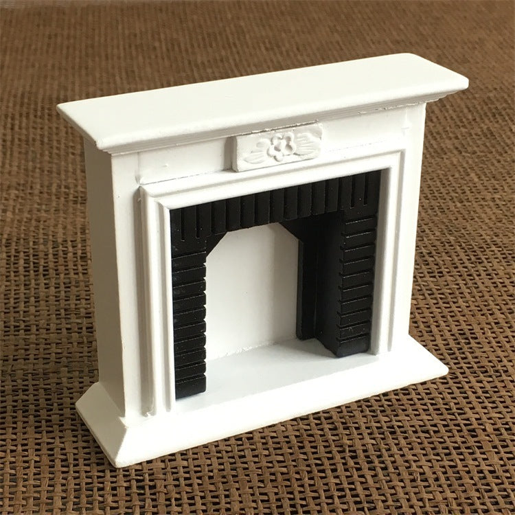 Mini Furniture Accessories Fireplace Scene Display Pieces Of Shooting Props